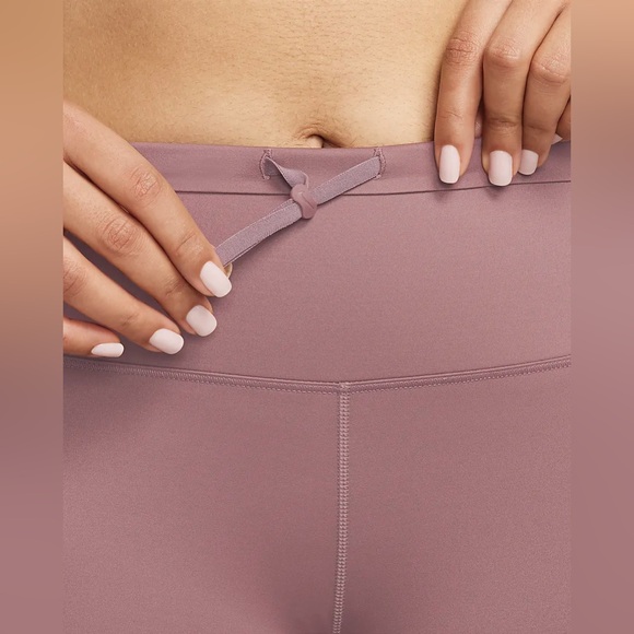 Women’s Nike Go Legging Firm Support High Rise 7/8 Length Size S Smokey Mauve - Picture 7 of 11